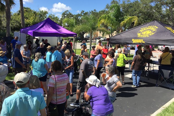 The 4th Annual Running Of The Wieners in Sebastian, Florida.