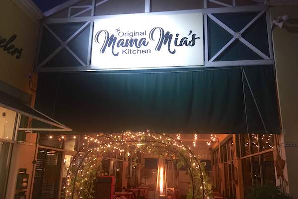 Original Mama Mia's Kitchen in Vero Beach, Florida.