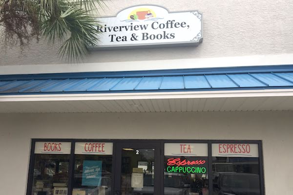 Riverview Coffee, Tea and Books in Sebastian, Florida.