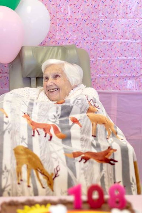 Mrs. O'Connor celebrates 108th birthday.