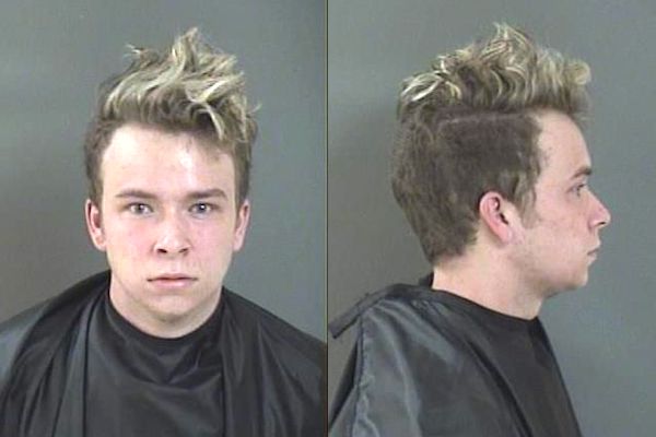 Matthew Joseph Card, 20, arrested for impersonating a police officer in Sebastian, Florida.