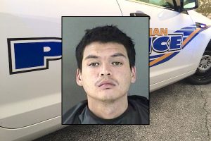Man caught stealing bicycle at Walmart in Sebastian, Florida.