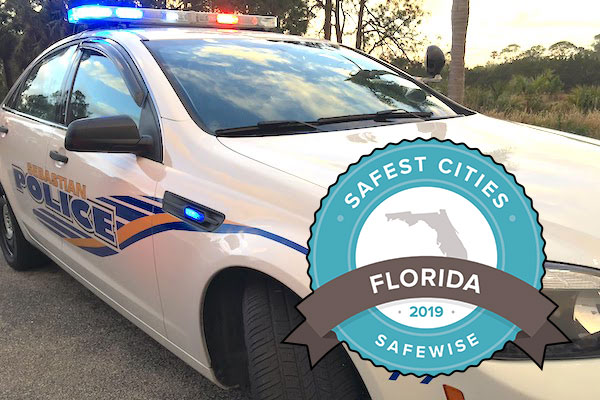 Sebastian, Florida is ranked number 38 on Florida's Safest Cities.