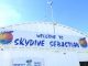 A skydiver at the Sebastian Municipal Airport was rushed to a hospital Monday.