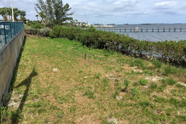 Lot facing north.