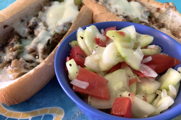 Tomato cucumber salad