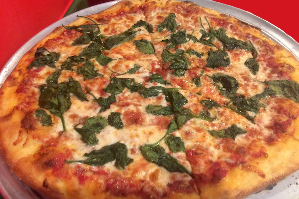 Aunt Louise's Pizza was voted best pizza in Sebastian, Florida.