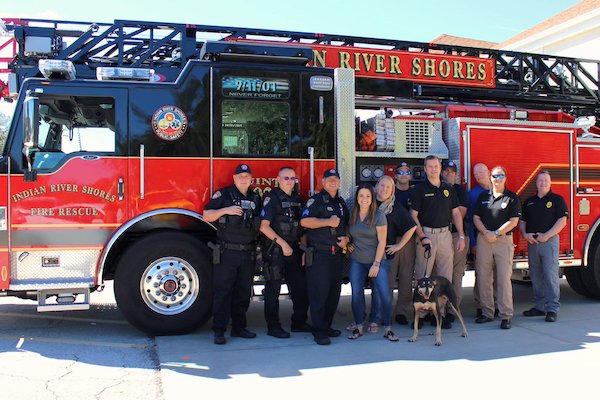 Indian River Shores fire truck.