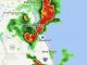 Severe thunderstorm warning for Barefoot Bay, Micco, and Sebastian, Florida.