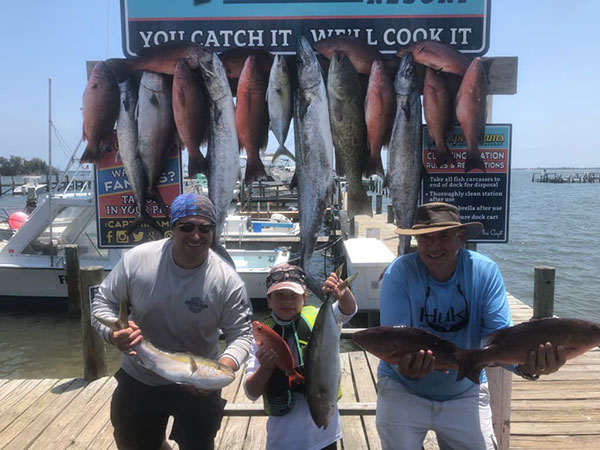 Big Easy Fishing Charter in Sebastian, Florida.