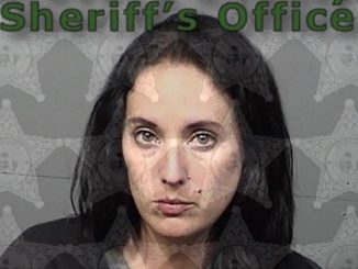 Crystal Lee Floriano allegedly tried to attack her boyfriend with a pair of scissors in Barefoot Bay.
