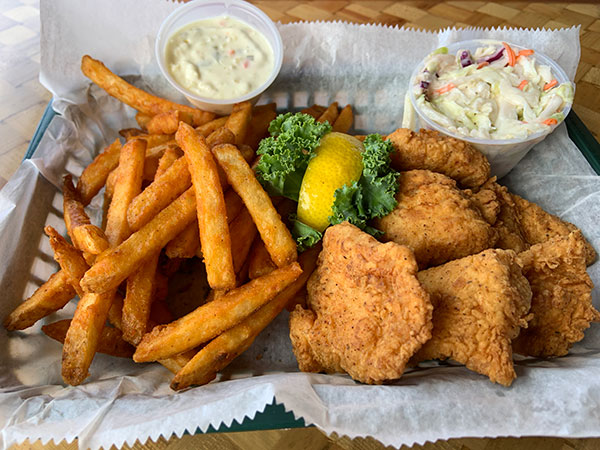 Fish-N-Chips Basket at Squid Lips.