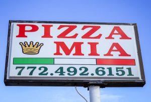 Pizza Mia in Vero Beach, Florida.