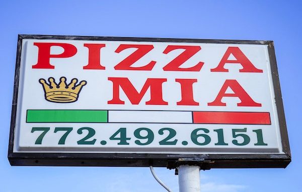 Pizza Mia in Vero Beach, Florida.