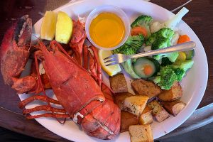 Maine Lobster at Portside Pub & Grille in Sebastian, Florida.