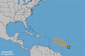 Tropical disturbance in the Atlantic Ocean does not pose any threat to Sebastian or Florida at this time.