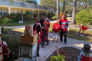 Christmas for Seniors by local businesses.