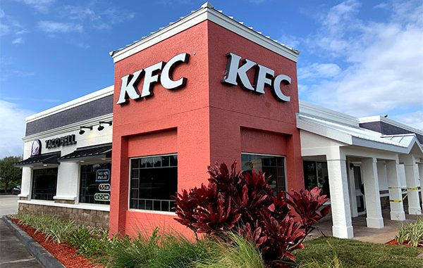The KFC and Taco Bell has a new look in Sebastian, Florida.