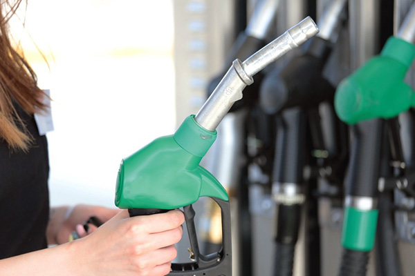 Gas prices in Sebastian, Florida.