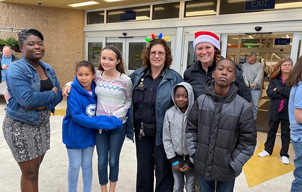 Shop with a Cop at Sebastian Walmart with Chief Michelle Morris. (All photos by Tinamarie Ioffredo)