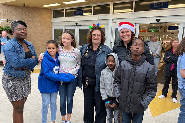Shop with a Cop at Sebastian Walmart with Chief Michelle Morris. (All photos by Tinamarie Ioffredo)