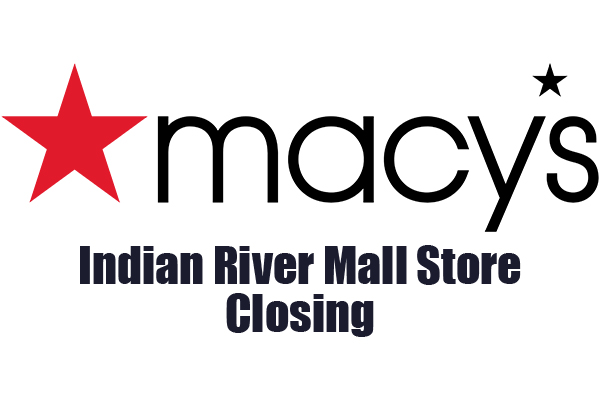 Macy's is closing at the Indian River Mall in Vero Beach, Florida.