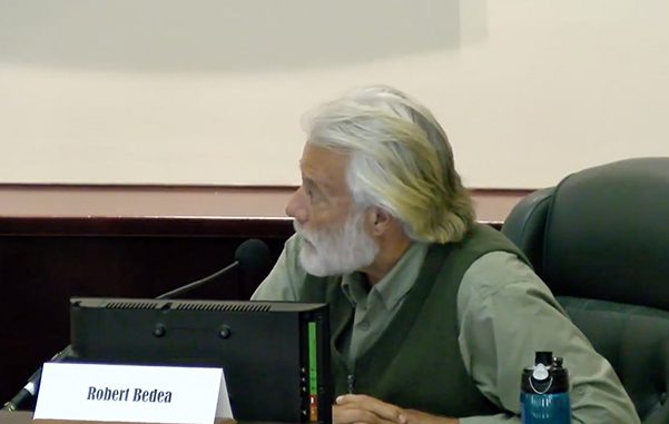 Robert Bedea resigns from Natural Resources Board in Sebastian, Florida.