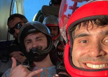 Skydiving in Sebastian, Florida.
