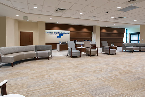 New lobby at Sebastian River Medical Center