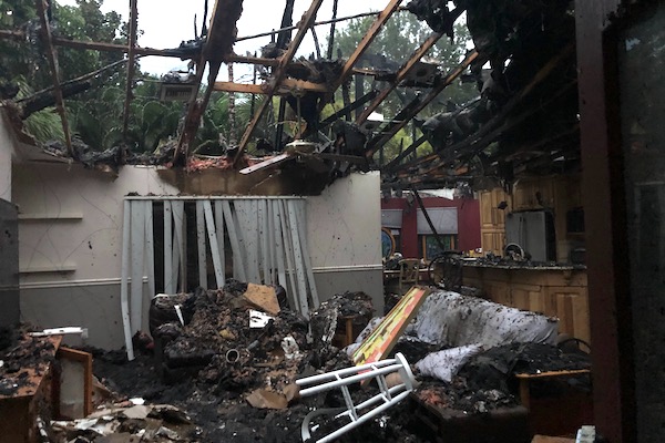 Red Cross responds to house fire in Sebastian, Florida.