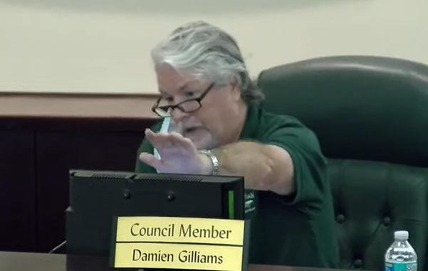 Damien Gilliams tries to apply for a 2nd business grant from the City of Sebastian.