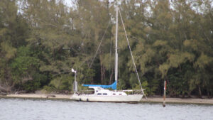 Sailboat in the Indian River Lagoon