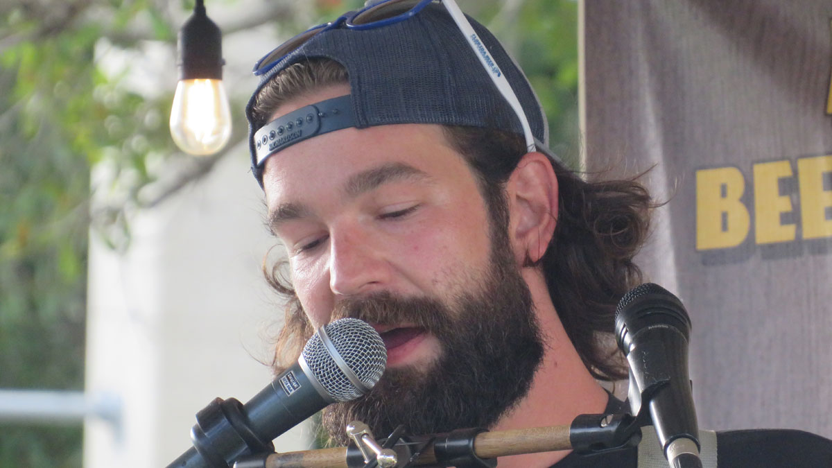 Will Brant performing at the Pareidolia Brewing Company in Sebastian, Florida.