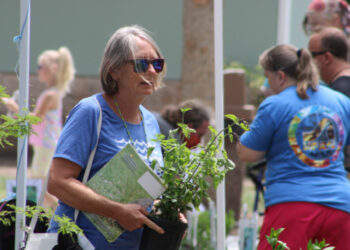 Earth Day celebration at Riverview Park in Sebastian, Florida.