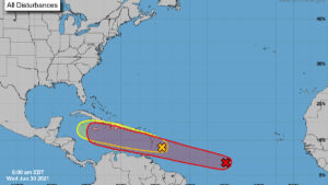 Tropical Disturbances in Atlantic