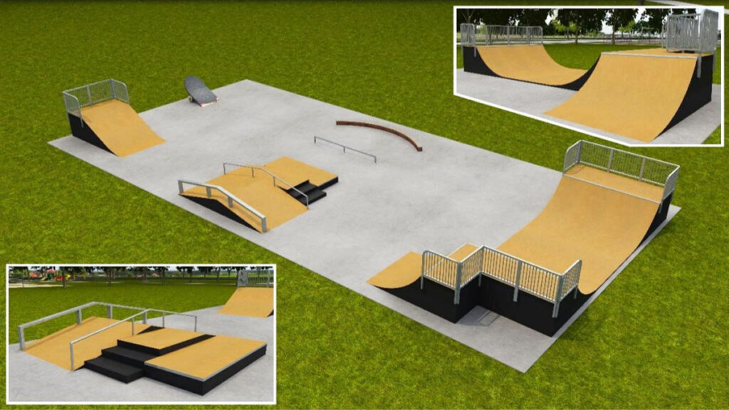 Skate park in Fellsmere, Florida.