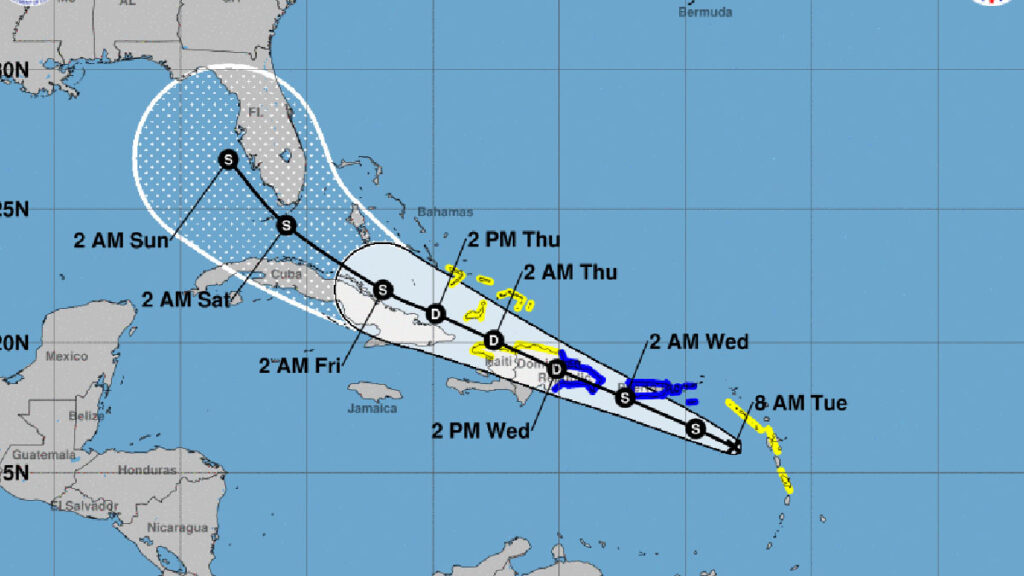Tropical Storm Fred Tracking