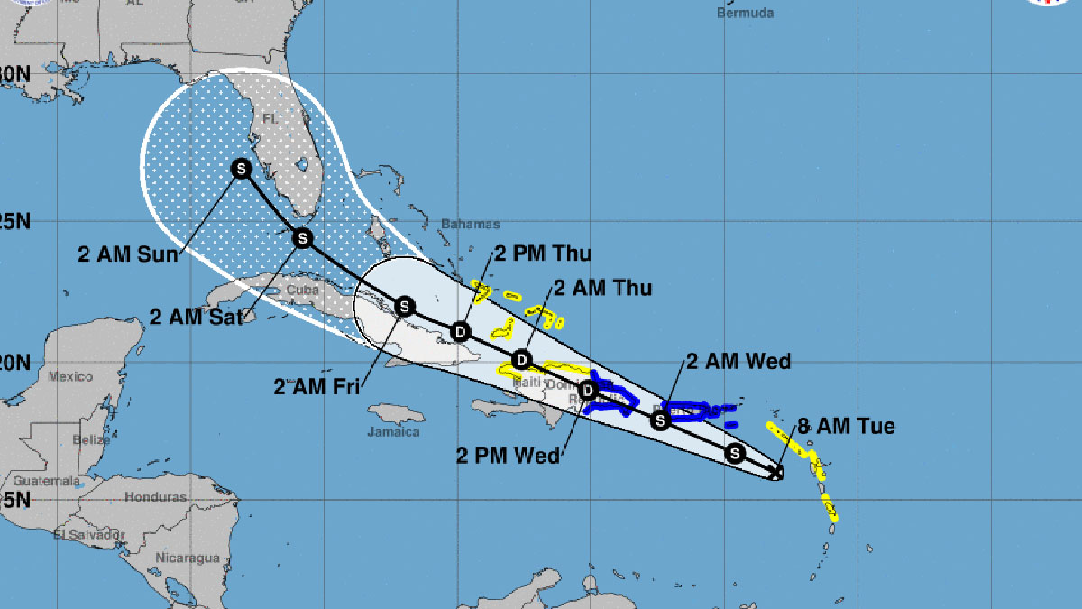 Tropical Storm Fred Tracking