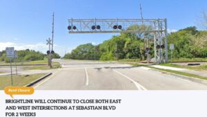 Sebastian Blvd (CR-512) will close for two weeks.