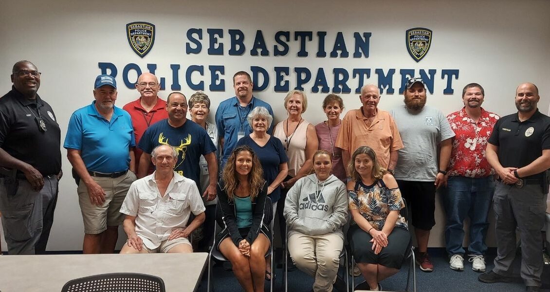 2022 Citizens Police Academy Graduation in Sebastian, Florida.