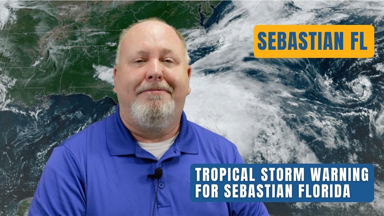 Tropical Storm Warning in Sebastian, Florida