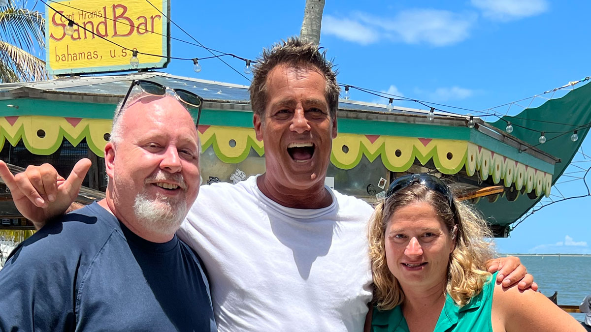 Left to Right: Andy Hodges, Peter Dante, and Tina Hodges.