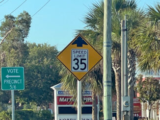Speed limit on U.S. Highway 1 in Sebastian.