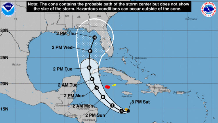 Tropical Storm Ian (NOAA)