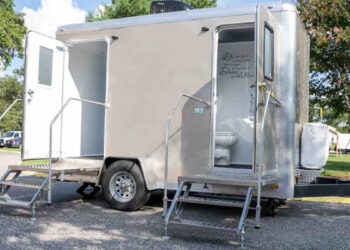 Mobile Showers for Homeless near Sebastian, Florida.