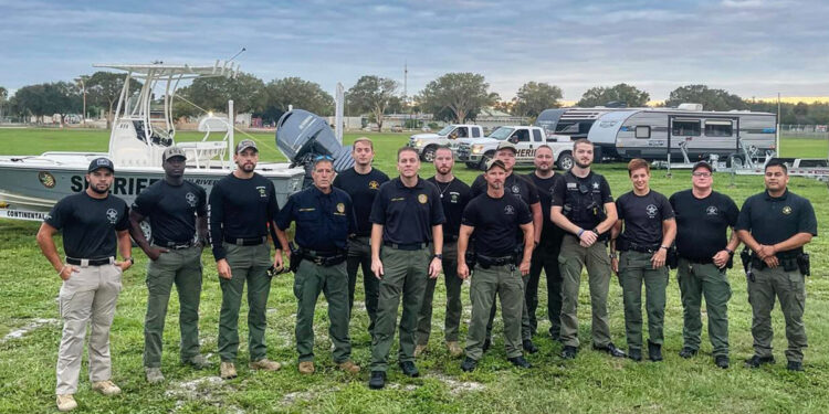 Indian River County Sheriff's Office assisting in search and recovery efforts on the West Coast of Florida (Photo: IRCSO)