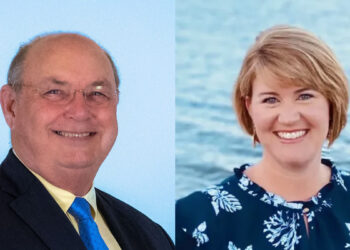 Council members Ed Dodd and Kelly Dixon