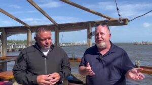 Sebastian Mayor Hill talks with Andy Hodges about Tropical Storm Nicole