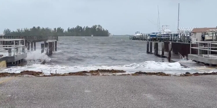 Hurricane Nicole making an impact in Sebastian and Vero Beach.