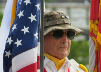 Veterans Day Observance at Riverview Park Veterans Memorial on Veterans Day.
